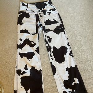 Urban outfitters cow print pants